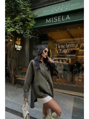 Omarı Yumuşak Doku Üst Giyim Seçeneği - Haki