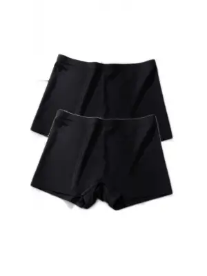 Omarı İz Bırakmayan Kadın Dikişsiz Mini Şort Boxer