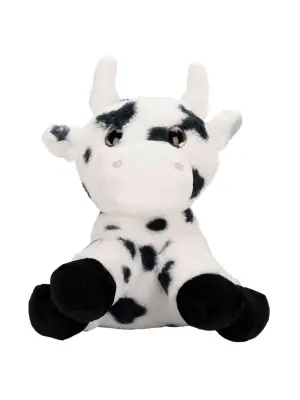 Omarı Yumuşak Peluş İnek Oyuncak - 30 cm Boyunda