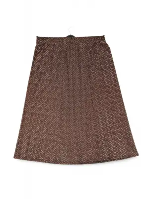 Omarı Beli Lastikli Uzun Namaz Eteği - Omarı Tasarımı