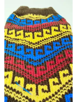 Omarı Yünlü Havlu Kadın Patik Çorap - Kalın Kışlık Ev Giyim Desenli Siyah