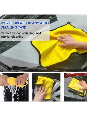 Yünlü Hassas Araba Yıkama Ve Temizlik Bezi