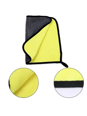 Yünlü Mikrofiber Araba Temizlik Bezi 50x70 Cm