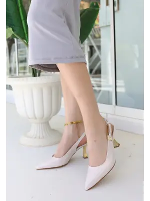 Trend Rugan Topuklu Ayakkabı