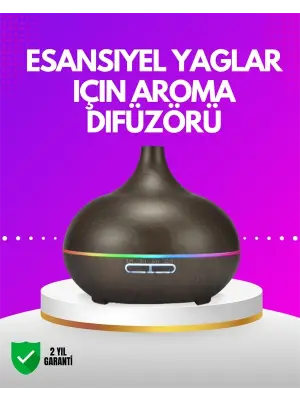 Zamanlayıcılı Ve Otomatik Kapanmalı Aromaterapi Nemlendirici Difüzör