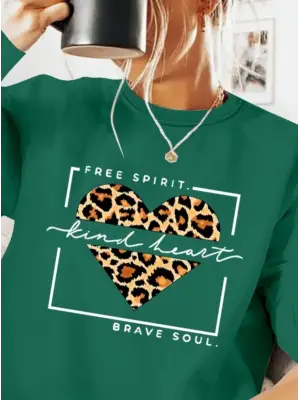 Omarı Desenli Kadın Uzun Kollu Viskon Bluz