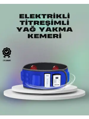 Zayıflama Ve Masaj İçin Mıknatıslı Elektrikli Titreşim Kemeri – 7.2w Güç