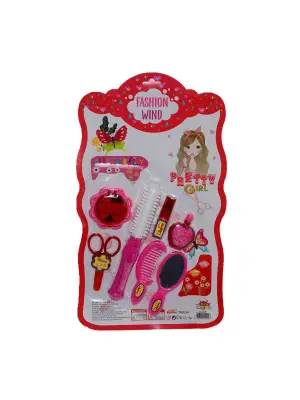 ZN-0597 Kartela Makyaj ve Kuaför Seti -Zeon