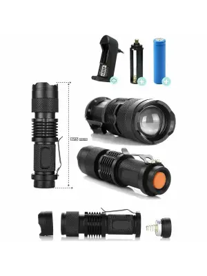 Zoomlu El Feneri Su Geçirmez El Feneri Kama Star Km82