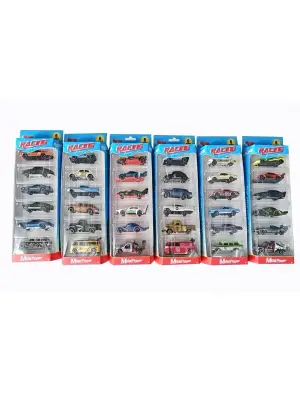 ZQ11316-Vardem Kartela 1:64 Metal 6 Parça Araba Seti