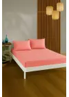%100 PAMUKLU ÇİFT KİŞİLİK ÇARŞAF TAKIMI-LASTİKLİ