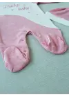 Çarpıcı Nakışlı Bebek Tulumu - Pembe