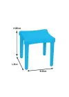 03 493 STORYM İKİ TABURELİ MASA MAVİ