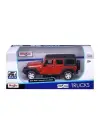 Omarı Jeep Wrangler Unlimited Model Araba 1:24 Ölçekli
