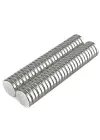 1 Adet 10x2mm Yuvarlak Neodyum Mıknatıs Güçlü Magnet Nikel Kaplamalı