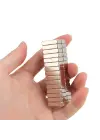10 Adet 20x10x5 Mm Neodyum Magnet N35 Güçlü Mıknatıs Köşeli Ve Dayanıklı Nikel Kaplama
