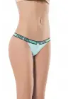 10 Adet Beli Yazılı Pamuk Kadın Tanga String Külot
