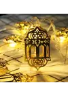 10 Adet Sarkıtlı Ramazan Fenerli LED Işık – Pilli 2 Metre Ramazan Süsü, İslami Dekorasyon, Ev ve Mekanlar İçin Dekoratif Ortam Aydınlatması