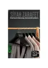 10lu Lüks Siyah Elbise Ceket Askısı - Ergonomik & Kaymaz Plastik Askı Seti -  Ahşap Görünümlü