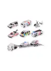 10 Parça Araç Taşıyan Tır Seti - Die Cast - DS047 - Ambulans
