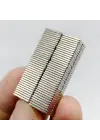 100 Adet 15x10x1.5 Mm Köşeli Neodyum Mıknatıs N35 Magnet Dayanıklı Nikel Kaplama