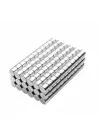 100 Adet 4x4 Mm Yuvarlak Neodyum Mıknatıs N35 Güçlü Magnet Nikel Kaplama