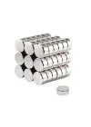 100 Adet 8x3mm Yuvarlak Neodyum Mıknatıs Güçlü Nikel Kaplamalı Kaliteli Dayanıklı Magnet