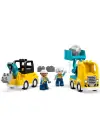 10475 Lego Duplo 3ü1 arada İnşaat Araçları 22 parça +2 yaş