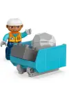 10475 Lego Duplo 3ü1 arada İnşaat Araçları 22 parça +2 yaş