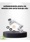 1080° Dönebilen Musluk Ucu – Su Tasarruflu, Esnek Ve 360° Çift Eksenli Başlık (kopya)