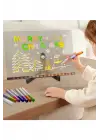 12 Inc Led Işıklı Çizim Tahtası Ayarlanabilir Stant Ve Kalemleri İle