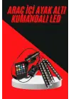 12 Ledli Rgb Işıklı Araç Içi Ayak Altı Led Oto Ampul Kumandalı 7 Renk