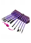 12 Parça Yumuşak Uçlu Makyaj Fırça Set-göz Ve Yüz Makyajı İçin Fırça Seti Profesyonel Makyaj Seti