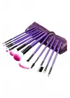 12 Parça Yumuşak Uçlu Makyaj Fırça Set-göz Ve Yüz Makyajı İçin Fırça Seti Profesyonel Makyaj Seti