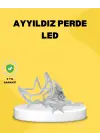 126 Led Yıldız Ay Figürlü Perde Işık Romantik Ambiyans