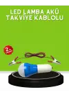 12v Led Ampul Anahtarlı Kablolu Pratik Aydınlatma