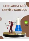 12v Led Ampul Timsah Kıskaçlı Taşınabilir Aydınlatma