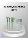 13 Parça Makyaj Fırça Seti – Ergonomik, Dökülme Yapmayan, Taşınabilir