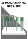 13 Parça Makyaj Fırça Seti Far Fırçası Allık Fırçası Yumuşak Uçlu