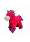 1511 Unicorn Renkli Peluş At 28 cm
