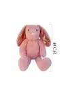1552P Nordik Peluş Tavşan 40 cm Pembe -Selay Oyuncak