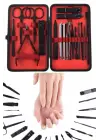 17 Parça Manikür Pedikür Seti El Ayak Bakım Seti Tırnak Makası Törpü