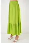 1886 Uzun Örme Etek - E.Yeşil
