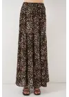 Etnik Desenli Uzun Etek