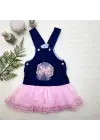 Trend Tül Etek Salopet Kız Çocuk Elbisesi
