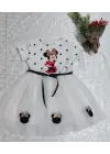 Modern Mickey Baskılı Kız Bebek Tütü Elbisesi