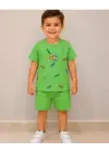 2/5 Yaş Oyuncaklı Spase Baskılı Çocuk Takımı