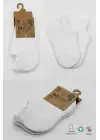 Omarı Kaymaz Basic Penye Çorap 2li Paket - Beyaz