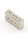 20 Adet 15x10x1.5 Mm Köşeli Neodyum Mıknatıs N35 Magnet Dayanıklı Nikel Kaplama