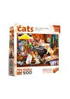 20052 Kittens in the Writer’s Office 500 Parça Puzzle